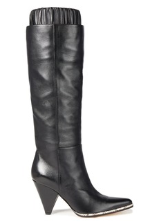Sergio Rossi Woman Leather Knee Boots Black