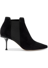 Sergio Rossi Woman Sr Milano Suede Ankle Boots Black