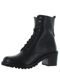 Seychelles Irresistible Womens Leather Lace-Up Combat Boots