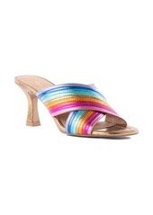 Seychelles Fleet Rainbow Crisscross Sandal