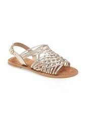 Seychelles Like New Gladiator Sandal in Gold Metallic Leather at Nordstrom