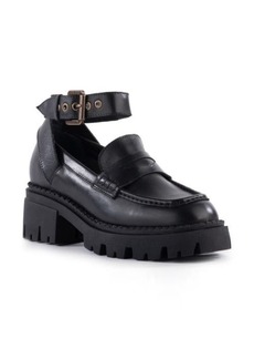 Seychelles Not The One Ankle Strap Lug Penny Loafer