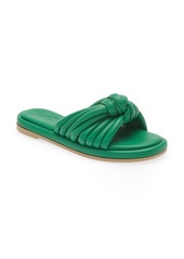 Seychelles Simply the Best Slide Sandal in Green Faux Leather at Nordstrom Rack
