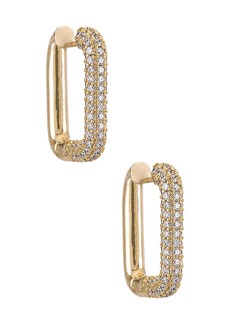 SHASHI Cosmo Pave Hoop