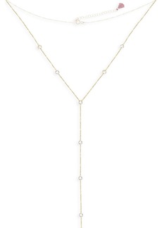 Shashi Emily Lariat Necklace, 16.25-18.25