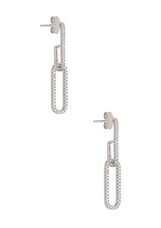 SHASHI Staple Pave Earring