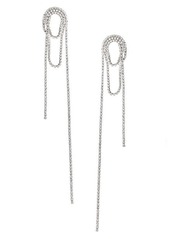 Shashi Vroom Cubic Zirconia Drop Earrings