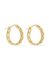 Shashi Woman 18-karat Gold Vermeil Hoop Earrings Gold