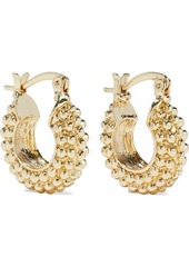 Shashi Woman Roman 18-karat Gold-plated Earrings Gold
