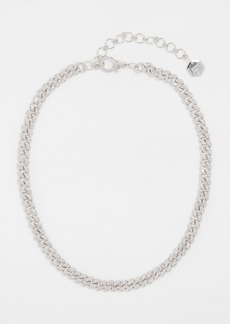 SHAY 18k Mini Pave Link Choker Necklace