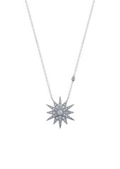 SHAY Diamond Starburst Pendant Necklace in White Gold/diamond at Nordstrom
