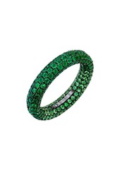SHAY Emerald Inside & Out Ring in Emerald/black at Nordstrom