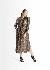 Shegul Trina Dress // Leopard Size X-Small