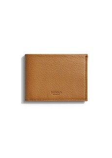 Shinola debossed-logo leather cardholder