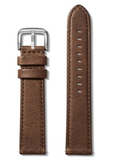 Shinola Grizzly Interchangeable Leather Watchband
