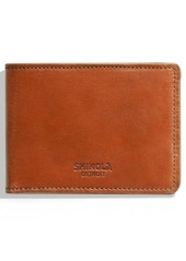 Shinola Harness Slim 2.0 Bifold Leather Wallet in Bourbon at Nordstrom