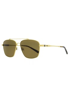 Shinola Men's Flexon Navigator Sunglasses SH2100SPM 717 Satin Gold 59mm