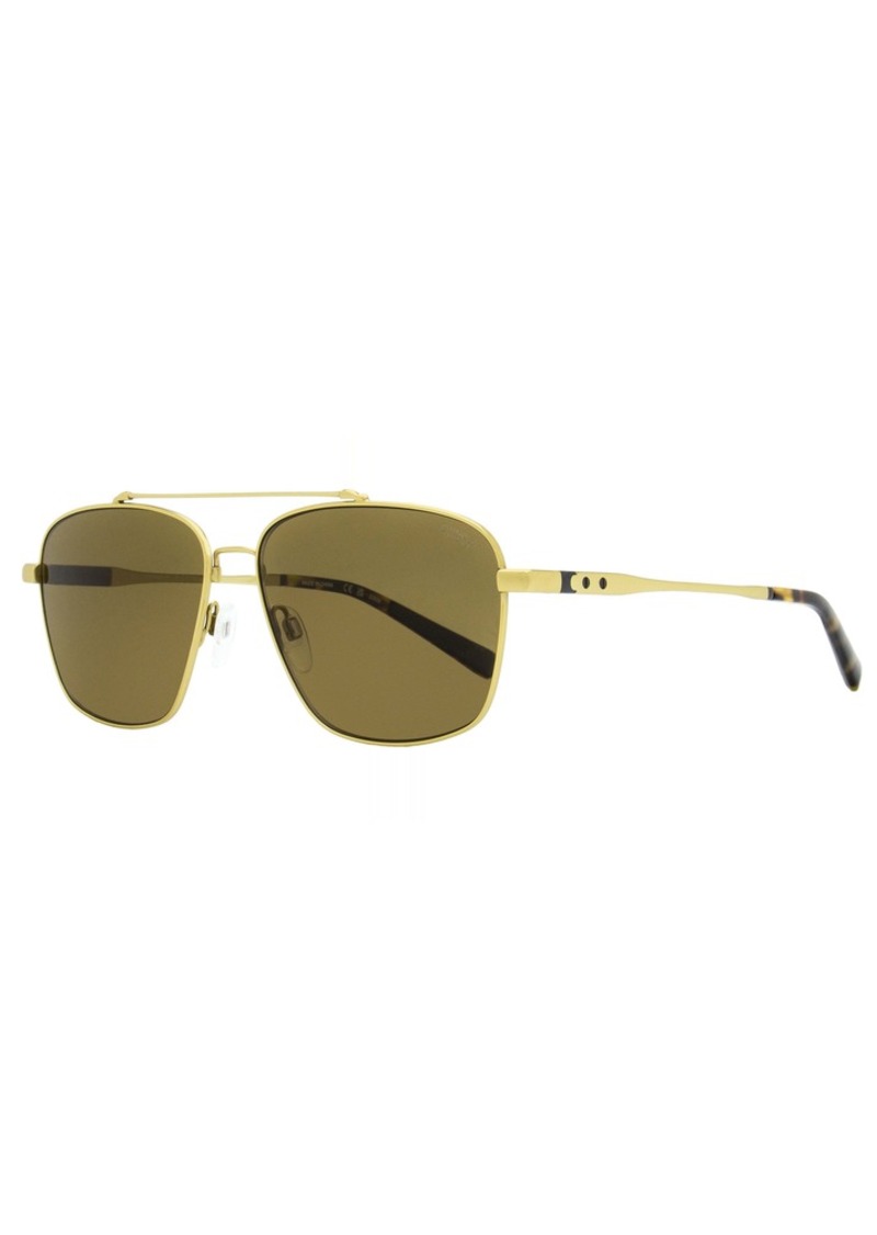 Shinola Men's Flexon Navigator Sunglasses SH2100SPM 717 Satin Gold 59mm