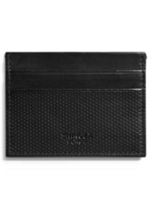 Shinola Perforated Leather Card Case in Black at Nordstrom