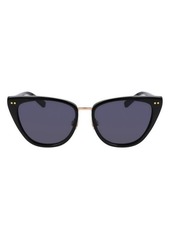 Shinola Runwell 55mm Cat Eye Sunglasses