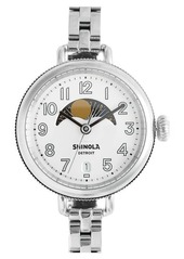 Shinola The Birdy Moon Phase Bracelet Watch