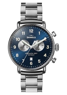 Shinola The Canfield Chronograph Bracelet Watch