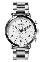 Shinola The Canfield Sport Chronograph Ceramic Bracelet Watch