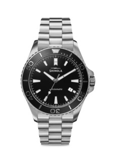 Shinola The Lake Superior Monster Automatic Stainless Steel Bracelet Watch