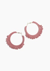 Shiraleah Emme Crocheted Hoop Earrings