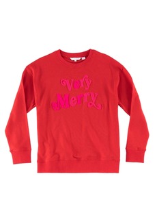 Shiraleah Very Merry Sweatshirt In Red
