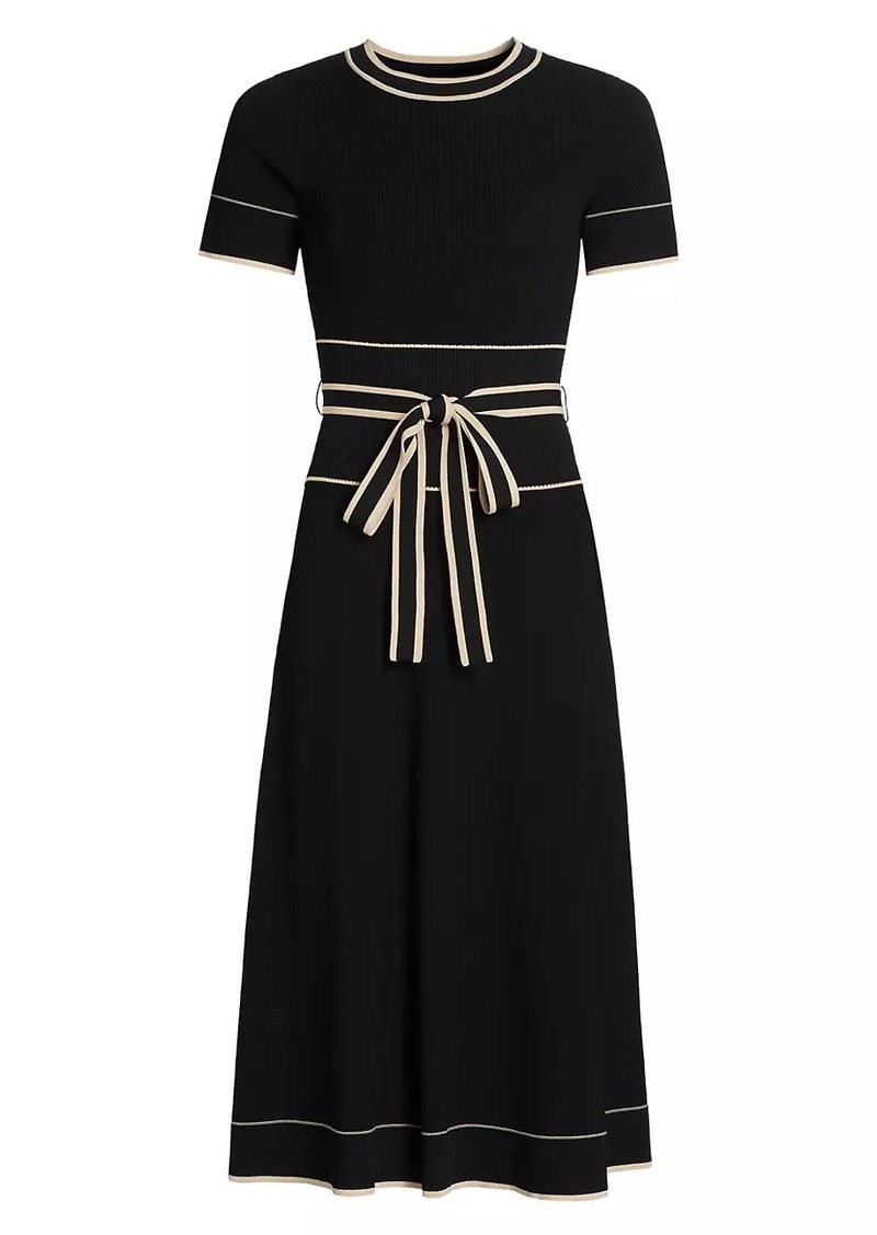 Shoshanna Addison Belted Knit Dress