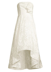 Shoshanna Amberose Bamboo-Print Dress