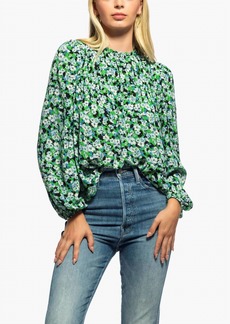 Shoshanna Anderson Top In Spring Green
