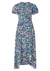Shoshanna Anita Floral Midi-Dress