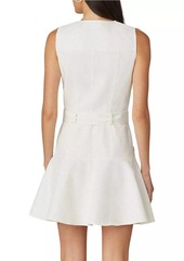 Shoshanna Anya Cotton Belted Minidress