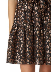 Shoshanna Cecilia Cheetah Print Minidress