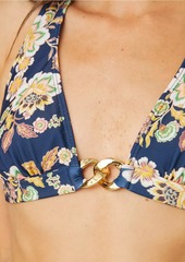 Shoshanna Chain-Link Halterneck Bikini Top
