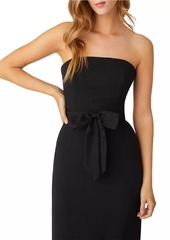 Shoshanna Diana Strapless High-Low Gown