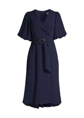 Shoshanna Esmeralda Puff-Sleeve Dress