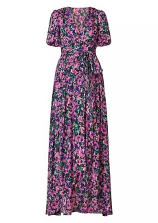 Shoshanna Estelle Floral Wrap Maxi Dress