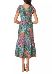 Shoshanna Felda Floral Cotton-Blend Midi Dress