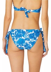 Shoshanna Floral Side-Tie Bikini Bottom