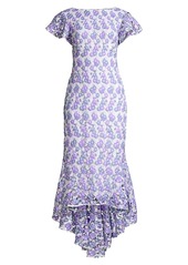 Shoshanna Genoveva Lace High-Low Dress