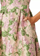 Shoshanna Ivanna Floral Sleeveless Midi-Dress
