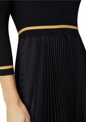 Shoshanna Jodie Pleated Midi-Dress