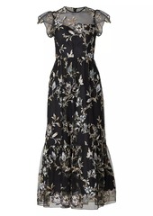 Shoshanna Josephina Floral Organza Dress