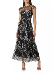 Shoshanna Josephina Floral Organza Dress