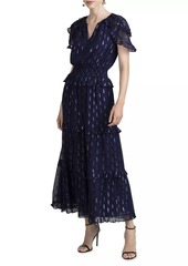 Shoshanna Laguna Ruffled Maxi Dress