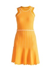Shoshanna Marion Two-Tone Knit Dress