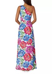 Shoshanna Neema Floral One-Shoulder Maxi Dress